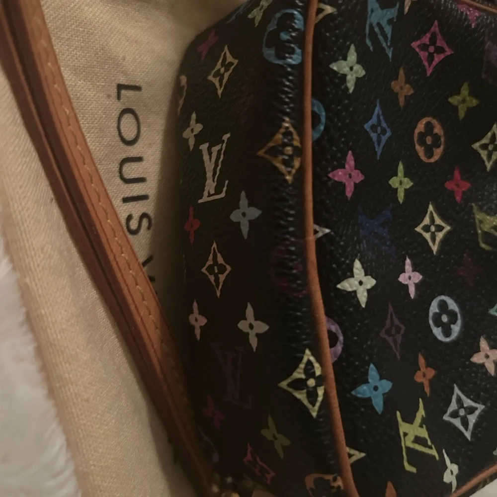 Louis Vuitton Black Multicolor Monogram WAPITY Wristlet - Picture 4 of 8